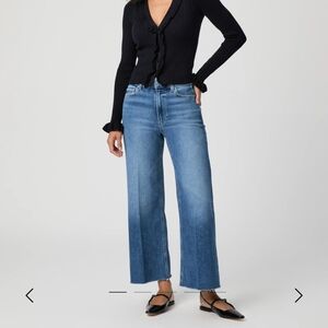 Paige Anessa Crop Wide-Leg High-Rise Women’s Jeans